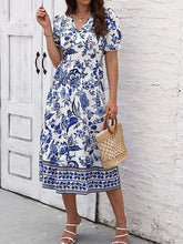 Glamour Style™ Floral A-Line Swing Midi Dress Glamour Style