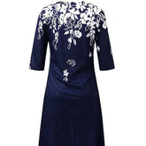 Glamour Style™ Floral V-Neck Pocket Midi Dress Glamour Style