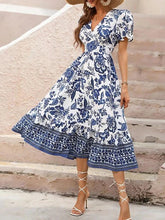 Glamour Style™ Floral A-Line Swing Midi Dress Glamour Style