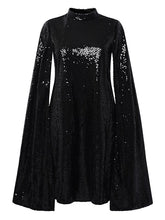 Glamour Style™ Sequin Long Sleeve Party Mini Dress Glamour Style