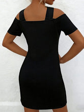 Glamour Style™ Cut-Out V-Neck Mini Dress Glamour Style