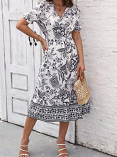 Glamour Style™ Floral A-Line Swing Midi Dress Glamour Style