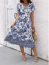 Glamour Style™ Floral A-Line Swing Midi Dress Glamour Style