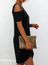 Glamour Style™ Cut-Out V-Neck Mini Dress Glamour Style