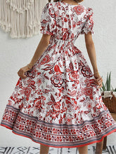 Glamour Style™ Floral A-Line Swing Midi Dress Glamour Style