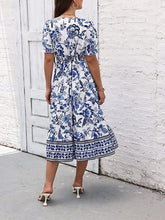 Glamour Style™ Floral A-Line Swing Midi Dress Glamour Style