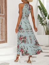 Glamour Style™ Boho Floral Halter Neck Maxi Dress Glamour Style