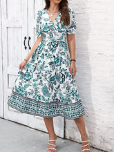 Glamour Style™ Floral A-Line Swing Midi Dress Glamour Style