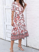 Glamour Style™ Floral A-Line Swing Midi Dress Glamour Style